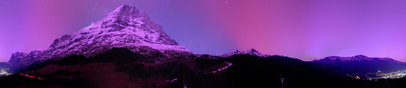 Grindelwald webcam - Eiger Express panorama
